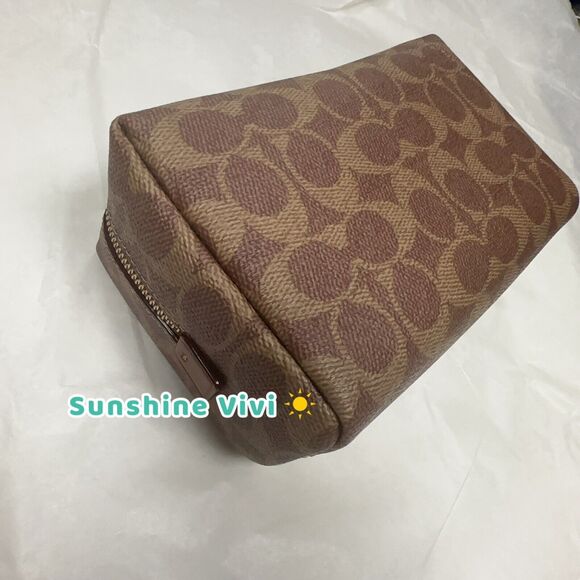 NWT Limited COACH Rexy and Snowman Cosmetic Pouch Case CY304 - Picture 7 of 10